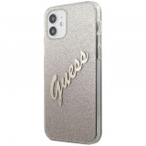 Husa Plastic - TPU Guess Vintage pentru Apple iPhone 12 mini, Aurie GUHCP12SPCUGLSGO