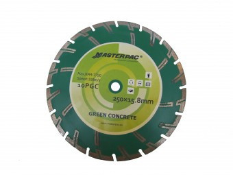 Masterpac Disc diamantat beton crud, 250x15.8mm (PFG 10R) foto