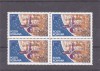 ROMANIA 1965 LP 603 RANGER 9 SUPRATIPAR BLOC DE 4 TIMBRE MNH, Spatiu, Nestampilat