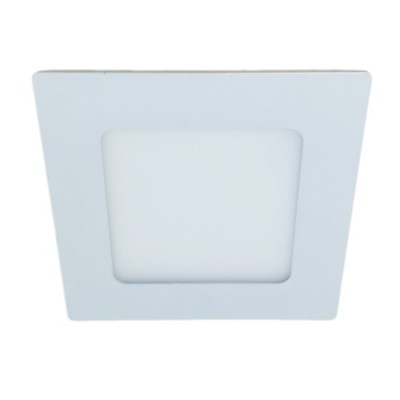 Spot Led Slim Patrat 120x120mm, 6W=40W, 6400K, lumina rece foto