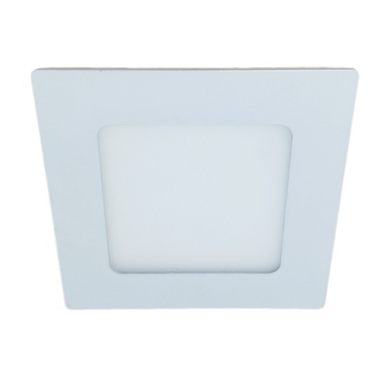 Spot Led Slim Patrat 120x120mm, 6W=40W, 6400K, lumina rece