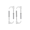 Set 4 carlige cu diblu, pt țevi 15-28mm Vorel 54875