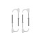 Set 4 carlige cu diblu, pt țevi 15-28mm Vorel 54875
