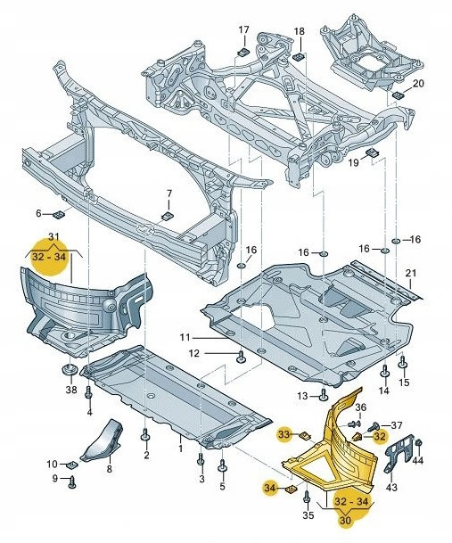 Carenaj Roata Fata Stanga Polcar Audi A6 C7 2011-2014 13E1FL-1PL