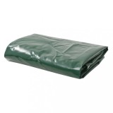 vidaXL Prelată 650 g/m&sup2; 3 x 4 m verde 43820