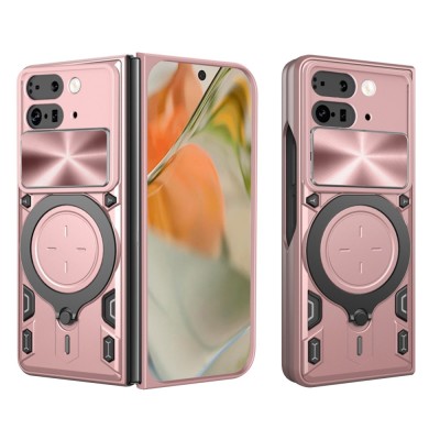 Husa Google Pixel 9 Pro Fold Techsuit CamGuard Pro, roz auriu foto