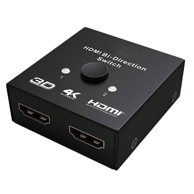 Comutator HDMI bi-directional 2x1 Switch sau 1x2 Splitter, cu doua porturi, TarTek foto
