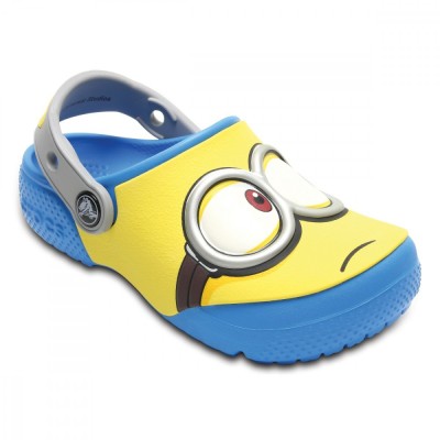 Saboti Crocs Fun Lab Minions Clog Albastru - Ocean foto
