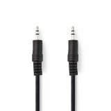 Cablu audio Stereo Jack 3.5 mm tata - 3.5 mm tata 2m Nedis