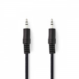 Cablu audio Stereo Jack 3.5 mm tata - 3.5 mm tata 2m Nedis