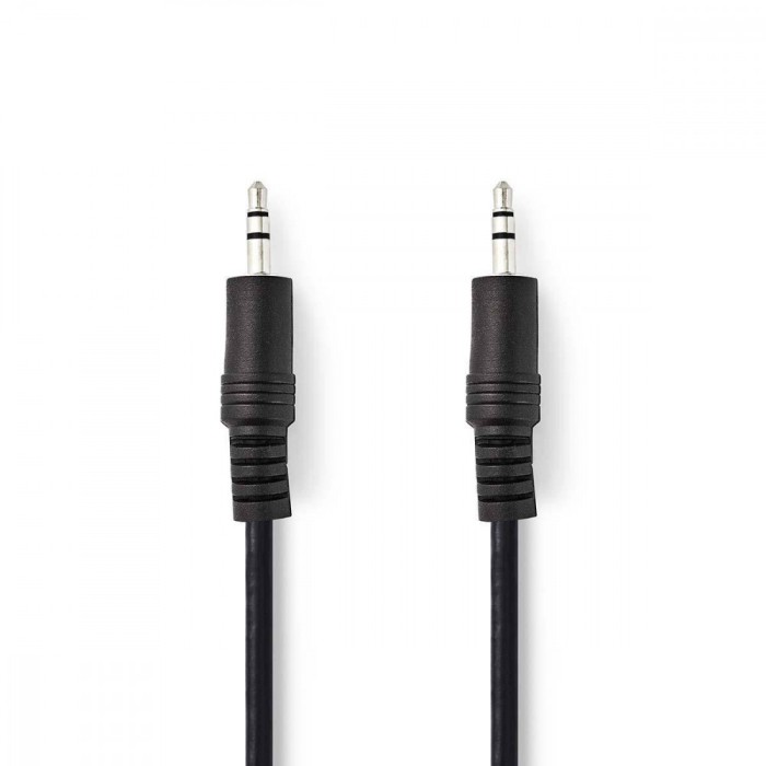 Cablu audio Stereo Jack 3.5 mm tata - 3.5 mm tata 2m Nedis