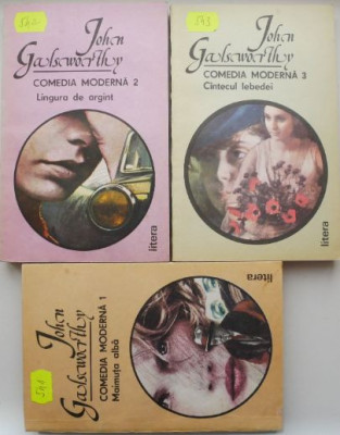 Comedia moderna (3 volume) &amp;ndash; John Galsworthy foto