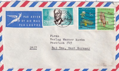 FILATELIE TEMATICA - PLIC AFRICA DE SUD TEMATICA FLORA FLORI AIRMAIL foto