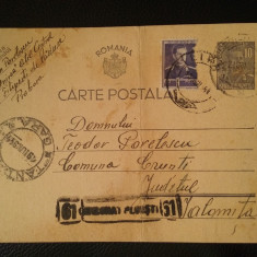 1944-C.P.circ.-CENZURAT-Ploiesti 61-Stamp.Tandarei-Gara-Filip.-....eni-Ialomita