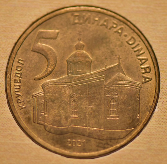 5 dinari Serbia (2021)