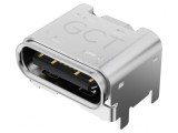 Soclu USB C SMT 16-Pin Orizontal USB 2.0 5A
