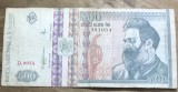 BNKRO05 Bancnota veche 500 lei 1992 Constantin Brancusi hirtie Romania cinci sute lei circulata bani colectie numismatica