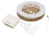 Cutie de conexiuni FTTH OS2 20m LSZH alb