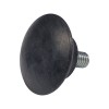 Picior pentru mobila &Oslash; 36 mm, filet M6 x 12 mm, negru, 100 buc / set