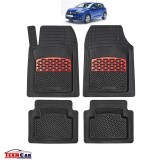 Covorașe Auto TeamCar&reg; Tăviță Compatibile Dacia Sandero III (2020&ndash;prezent) - Red, Cauciuc