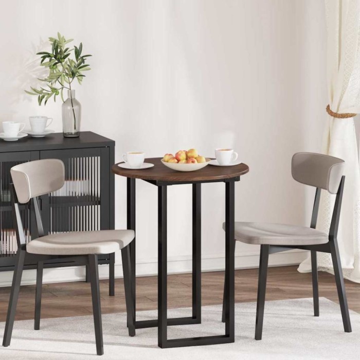 vidaXL Placă de masă Stejar brun 60 x 60 x 1.5 cm Lemn compozit