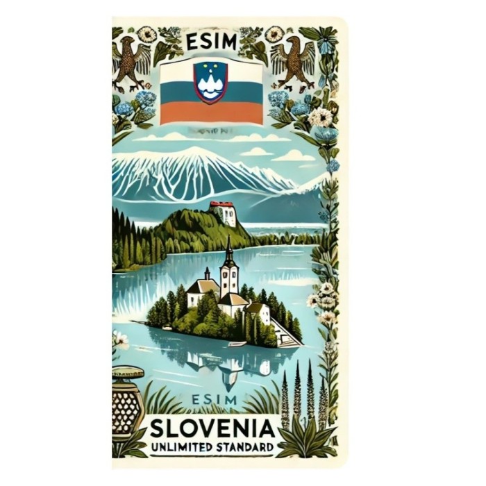 eSIM Slovenia, Unlimited Standard, 30 Days