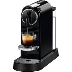 Espressor cu capsule Nespresso DeLonghi Citiz EN167.B, 1260 W, 1l, 19 bar, Oprire automata, Negru