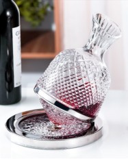Set carafa pentru vin cu suport si 2 pahare WZ4737