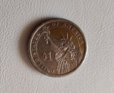 SUA - 1 Presidential Dollar - James Buchanan - monedă s179, America de Nord