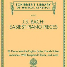 J.S. Bach: Easiest Piano Pieces: Schirmer's Library of Musical Classics, Vol. 2141