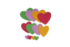 Accesorii creatie COLORARTE sticker buretat 3361 9g inima foto