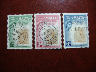 MALTA SERIE ELISABETA II foto