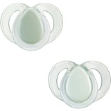 Suzeta ortodontica de noapte Tommee Tippee,6-18 luni, Verde, 2 buc