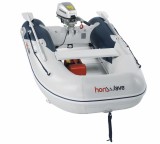 Barcă pneumatică cu podina din aluminiu Honda Honwave T25-AE3, 2.5m