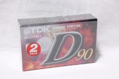 Lo 2 casete caseta audio TDK D90 - sigilate