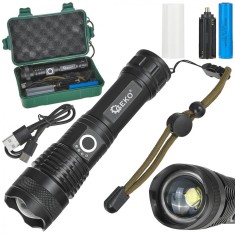 Lanterna LED tactila XHP50, 15 W, 1800 mAh, 1500 lm, IPX8, Geko G15122