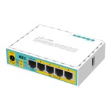 Cumpara ieftin Router hEX PoE Lite, 5 x Fast Ethernet 4 x PoE, RouterOS L4 - Mikrotik RB750UPr2