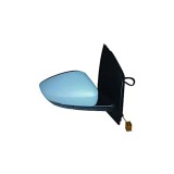 Oglinda exterioara VW Polo (6R) 08.2009- Partea Dreapta Crom Convex Electrica Cu Incalzire 6R1857508K 6R1857508M, carcasa grunduita, cu semnalizare,