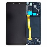 Display cu touchscreen si rama Samsung Galaxy A9 2018 Negru OLED