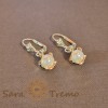 Cercei Placati cu Perla Ecologica - Bestseller SaraTremo - 2.5 cm