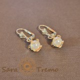 Cercei Placati cu Perla Ecologica - Bestseller SaraTremo - 2.5 cm