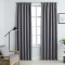 vidaXL Draperii opace cu c&acirc;rlige, 2 buc., gri, 140 x 225 cm