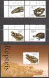 GUINE-BISSAU 2002 FAUNA REPTILE ( serie + colita dt.) MNH, Nestampilat