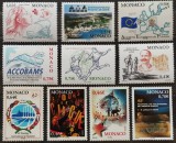 BC717, Monaco, lot 9 serii aniversari, europa cept, 2002