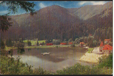 CPI B13257 CARTE POSTALA - BAILE TUSNAD. LACUL CIUCAS, RPR foto