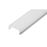Capac Profil LED Suprafata 2m PC MasterLED, Alb Laptos, Protectie Banda LED, Montaj Facil