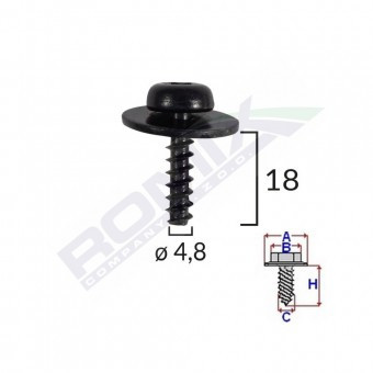 SURUB MONTARE PENTRU CAPAC SET 10 BUC