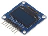 Display OLED WAVESHARE 0.96 inch, 128x64, Galben-Albastru, SSD1306, I2C/SPI, 3.3V-5V