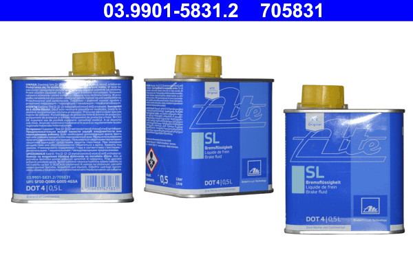 ATE 03.9901-5831.2 SL DOT 4 Lichid de frana