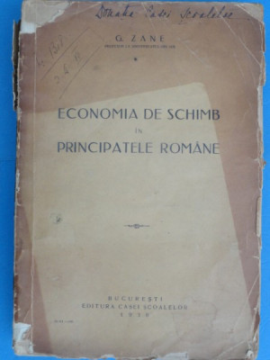 ECONOMIA DE SCHIMB IN PRINCIPATELE ROMANE-G.ZANE foto